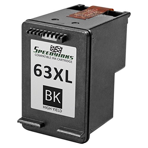 SpeedyInks 2PK Remanufactured Replacement for HP 63XL F6U64AN F6U63AN 1 HY Black 1 HY Color Ink Cartridge Set for use in HP ENVY 4520, OfficeJet 3830, 4650, Deskjet 1112, 3632, 1110, 2130, 3630 - Thumbnail 2