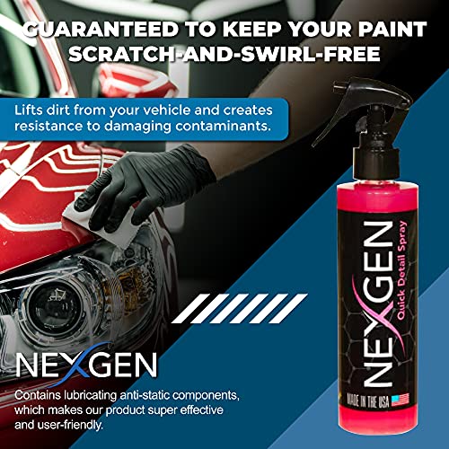 Nexgen Quick Detail Spray — AllinOne Spot Removal, Clay Bar Lubrication, Instant Detailing