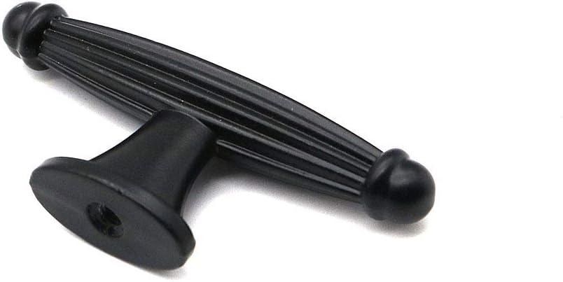 Set of 10 NUZAMAS Matt Black T-Handles and Pulls for Cabinets Dressers, Wardrobe and Drawers, Kitchen, Bedroom - Image 4