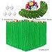LoveS Hawaiian Luau Party Supplies Set - 1Pack Hawaiian Grass Table Skirt with 12Pcs 8