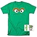 Popfunk Sesame Street Oscar The Grouch Face T-Shirt - Medium