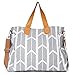 Gray Arrows Weekender Tote Bag