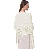 lifwimner Pashmina Shawls Wraps for Evening Dress Women's Warm Scarf Bridesmaid Wedding Bridal Gifts Large Winter Scarves