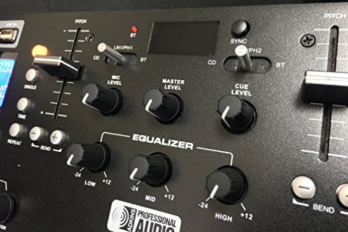 CDMB-5000 Dual Media Player Mixer Combo - CD - USB - MP3 - Bluetooth - Adkins Pro Audio