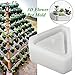 Jeteven Flower Pot Silicone Rubber Molds Candle Soap Bottle Mold Handmade Craft Mold DIY Garden Planter Vase Ashtray Mould Tool 8.7 x 9.7 x 4.1cm Triangle