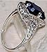 Yuren Elegant Huge Natural 3.5Ct Tanzanite 925 Silver Champagne gem Ring Women Wedding Engagement Size 6-10 (US code 9)