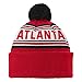 Outerstuff NFL Atlanta Falcons Youth 8-20 Cuffed Knit with Pom Hat, One Size, Crimson
