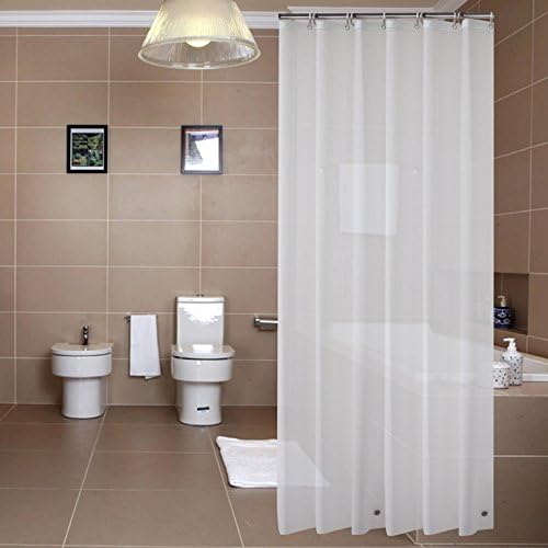 Toodou Frost PEVA Shower Curatin Liner , Waterproof, Odorless, Eco-Friendly Shower Curtain With Heavy Duty Magnets Without Hooks,36"x72" …