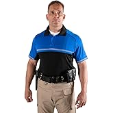 RYNO GEAR 100% Polyester Jersey Knit Two Tone Bike Patrol Polo Shirts