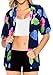 Women Hawaiian Shirt Blouses Beach Top Tank Casual Aloha Holiday Collar Boho
