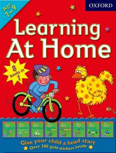 Oxford Learning at Home Workbook - 8 Books in 1 At Home with : 1. English 2. Grammar 3. Punctuation 4. Reasoning Skills Verbal 5. Reasoning Skills Non-Verbal 6. Maths 7. Mental Maths 8. French PLUS Over 200 Gold Stickers Inside (£31.92)
