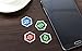 Crystal Cube NFC Tags Fastest Read Write NTAG213 Chip Reinforced Paper Body Work On Metal 9 Pieces Artistic Design
