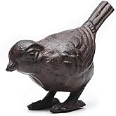 BFORXRO Cast Iron Bird Sculpture Bird Statue Tabletop Decor Figurines, Creative Animal Statues Indoor Outdoor Garden Home Decoration