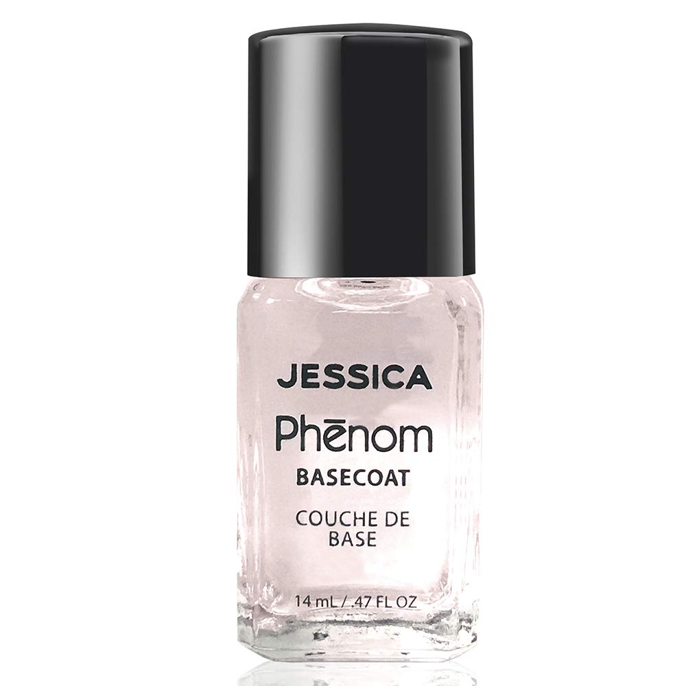 JESSICA | Phenom Nail Polish Base Coat | Long-lasting Gel-like Nail Polish without UV Lights coming in vivid & pigmented colours | Base Coat | 14 ml