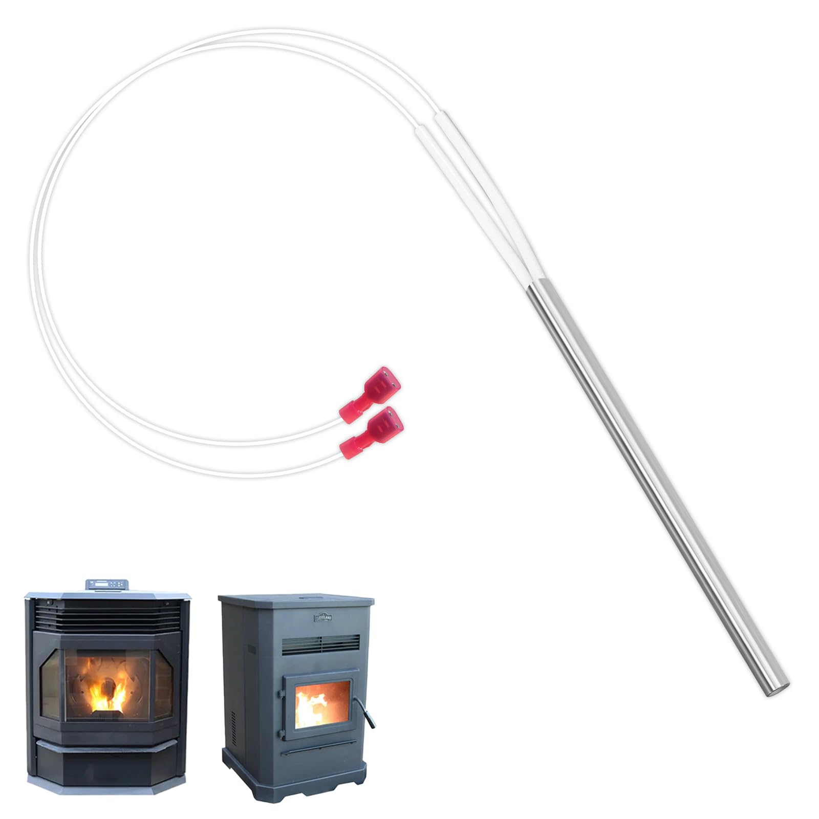 Photo 1 of 1 Pc 66608-SPFL 6" Pellet Stove Igniter Compatible with Cleveland Ironworks PS130, PS20, PS60, Fit for Grand Teton Gros Ventre, Grand Teton Jackson, Grand Teton No 26 Mini, Grand Teton No 390 Large