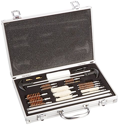 Universal Gun Cleaning Kit, Includes 24 Pieces to Clean Pistols, Shotguns, and Rifles - Includes Storage Case by SciencePurchase