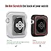 OULUOQI Apple Watch Case 42mm, 2 colors Design ［Patent Pending］, Shock-proof and Shatter-resistant for Apple Watch Nike+, Series 2, Series 1, Sport, Edition- Gray / White