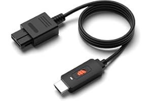 ZUZONG N64 to HDMI Adapter, N64 to Hdmi Converter SNES Converter SNES Adapter, SNES/NGC to HDMI Support 16:9/4:3 Conversion Plug and Play (New Upgrade