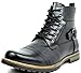 BRUNO MARC NEW YORK Men's Military Motorcycle Combat Boots