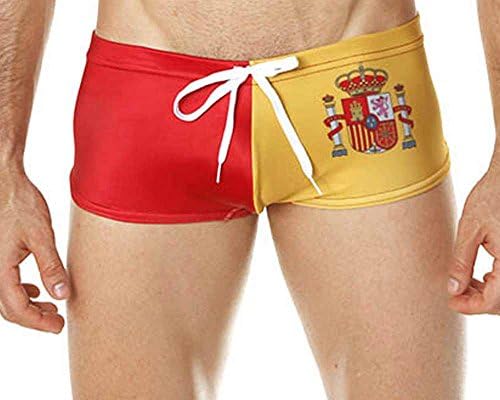 Mensuas Spain Flag Swim Boxer - Xlarge