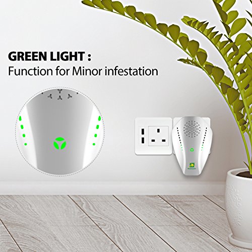 Neatmaster Ultrasonic Pest Repeller - Electronic Bug Repellent Plug in Mosquito Repellent - Pest Control for Mice, Roach, Spider, Ants and More - Thumbnail 2