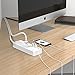 [Over-Load Switch Control] iClever IC-BS03 Power Strip | USB Desktop Charger, 6 AC Outlets + 6 USB Port, 4320 Joules Surge Protector with 6ft Extension Cord, White