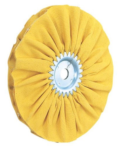 Woodstock D2515 6-Inch by 12 Ply by 1/2-Inch Hole Hard Airway Buffing Wheel