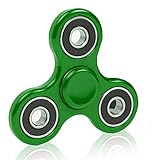 TheHonestBill Tri Fidget Spinner, EDC ADHD Focus Toy, Stress Reducer (Green)