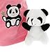 5pc Poodle Skirt Outfit w Panda Plush- 18