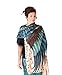 Exotic Wings Bird feathers Hand Painted and Digitally Printed Pure Cotton Shawl Scarf