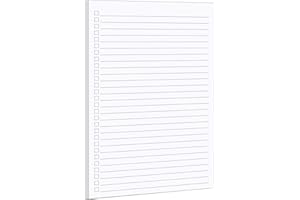 321Done Checklist Notepad Planning Pad - 50 Sheets (5.5x 8.5) To Do Tear Off, Checkbox List - Made in USA - Blank Plain White