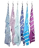 Akumal Microfiber Beach Towel. Quick dry travel towel, ultra compact, extra absorbent and XL size (78 in. x35 in.). Great for beach trips, pool, and camping. Travels better than cotton beach towels.