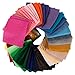 The Felt Store 84 Pcs Craft Felt Square Samples Bag 2.75 inches x 2.75 inches Felt Material for Crafting Projects for DIY Toys, Sewing, and Decorations – 42 Colors