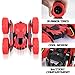 RC Stunt Car Toy for Christmas Gift, 2.4GHz Off Road Remote Control Vehicle Spining Flip Flash Double Sided 360°Rolling Rotating Rotation Great Gift for Kids, Red
