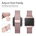 CRODI Compatible Fitbit Blaze Bands New Metal Frame, Stainless Steel Magnetic Milanese Replacement Band Fit bit Blaze Women Men