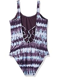 Hobie Big Girls 'una pieza cuello redondo traje de baño