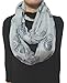 Lina & Lily Vintage Camera Print Women's Infinity Scarf Lightweight (Gray)
