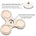 Fidget Spinner, ESARORA MINI Size Hand Spinner Finger Spinner Easy to Carry Relieve Stress High Speed Focus Toy for Killing Time (Gold)