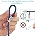 DABUSTAR Nylon Braided Lightning Cable Fast Charging High Speed Data Sync Cord