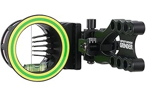 Spot Hogg Grinder MRT with Micro Adjust | 5 Pin Bow Sight | Right/Left Handed | Pin Size .01/.019/.029 | Made in The USA