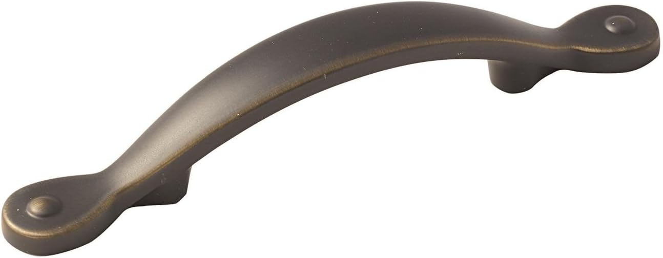 Amerock 1853590 Inspirations 3 in (76 mm) Center-to-Center Venetian Bronze Cabinet Pull