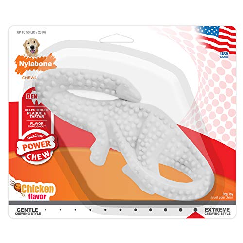 Nylabone Dura Chew Original Flavored Dental Dinosaur Chew Toy, Dinosaur Style Varies