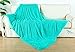 CaliTime Super Soft Blanket Throw, Modern Cozy Plush Warm Faux Fur 60 X 80 Inches, Turquoise