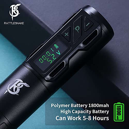 Rattlesnake Rotary Tattoo Battery Pen Wireless Cartridge Machine with