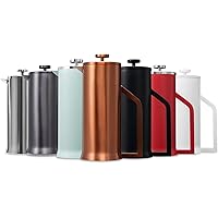 Lafeeca French Press Coffee Maker - Stainless Steel Double Wall Vacuum Insulated - Large Thermal Brewer 34 oz 1000 ml…