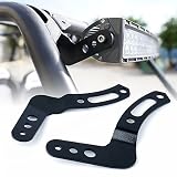 Xprite 30" - 32" Upper LED Light Bar Mount Brackets for UTV 2014-2019 Polaris RZR XP1000 & 2015-2018 RZR 900 S900 S1000 EPS Models with Stock Roll Cage Only