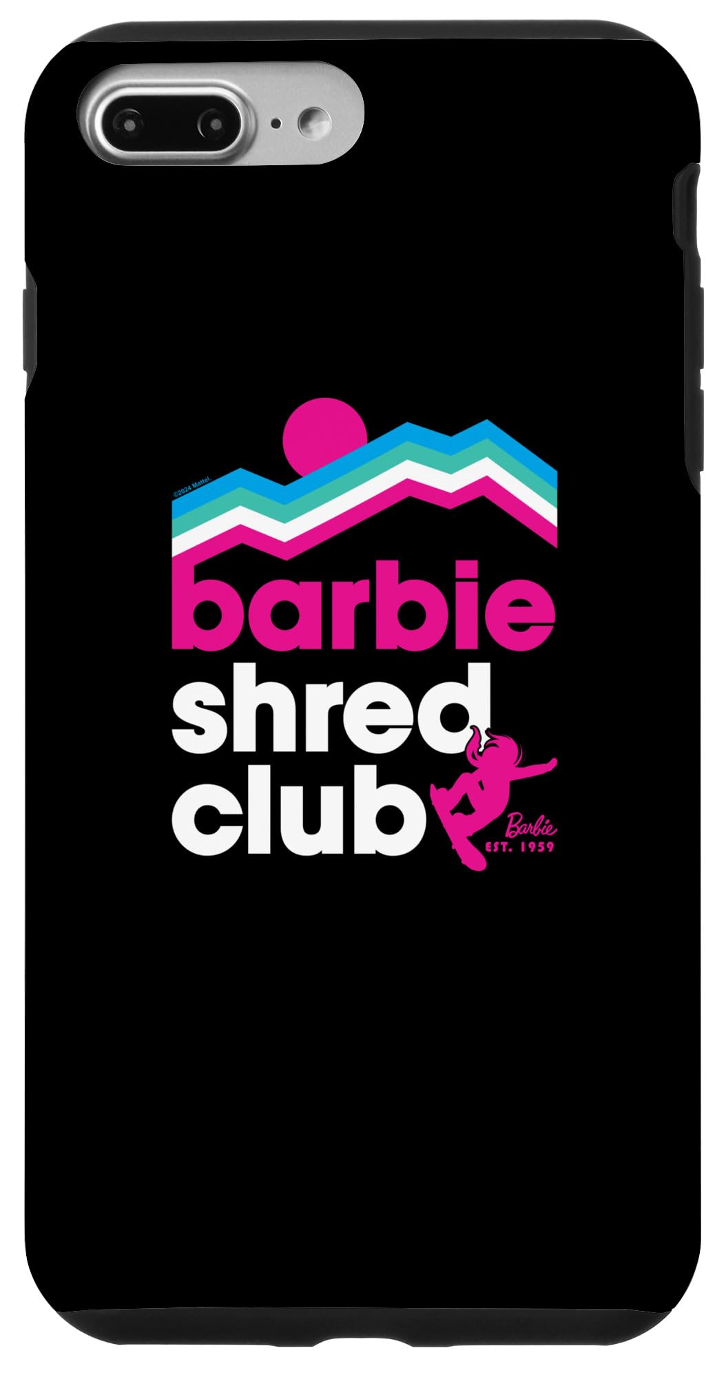 iPhone 7 Plus/8 Plus Barbie - Shred Club Snowboarding Retro Mountain Est 1959 Case