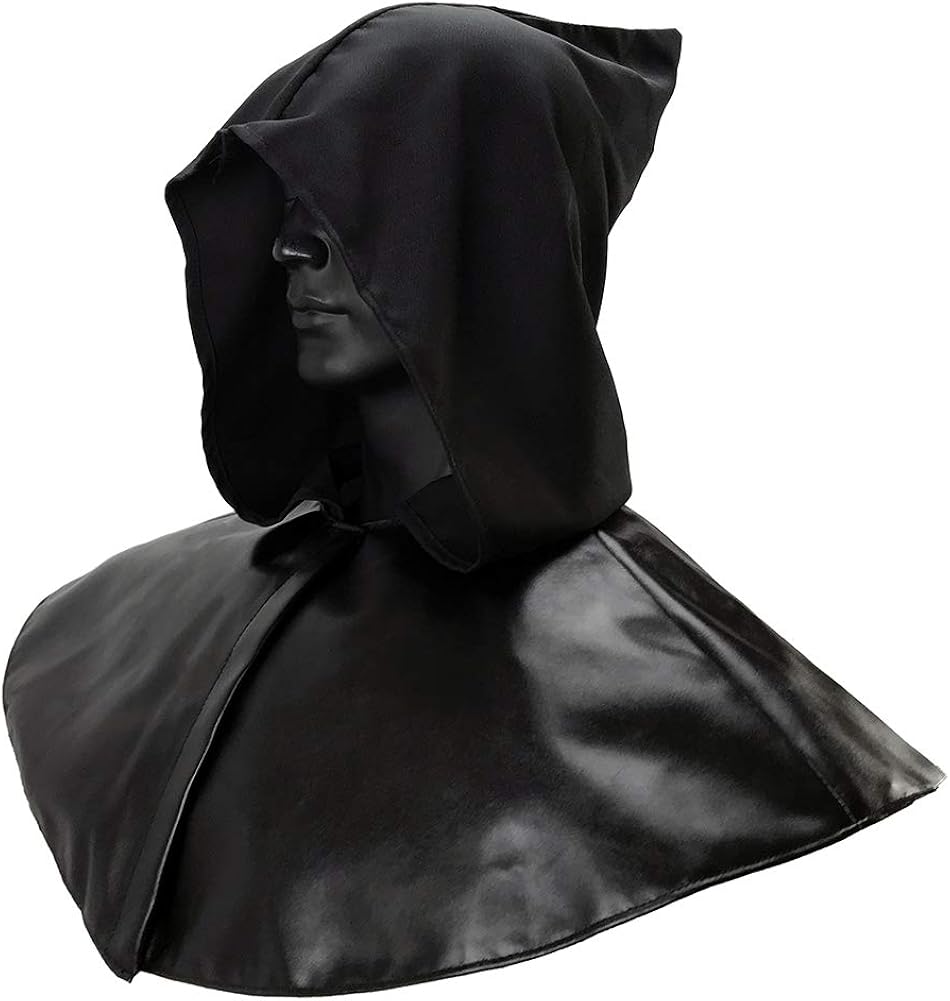 Absolute Vibe Plague Doctor Hooded Cloak Costume Leather