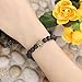 Top Plaza Jewelry Lava Rock Stone Matte Black Agate Mens Gemstone Beads Elastic Bracelet W/Gold Lion Head(Lava Rock Stone+Matte Black Agate+Ita Creen+Picture Jasper)