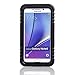Galaxy Note 5 Waterproof Case, Vcloo® 20ft Full Sealed Galaxy Note 5 Waterproof Case, Dust Proof, Snow Proof, Shock Proof Case, Heavy Duty Protective Carrying Cover Case for Galaxy Note 5 (Black)
